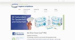 Desktop Screenshot of amfora-health-care.de